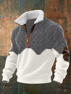 Jersey polar de cuello alto para hombre, cálido y ligero - Foto 1