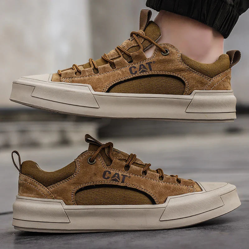 Zapatillas urbanas de piel con malla para hombre | Antonio - Foto 9