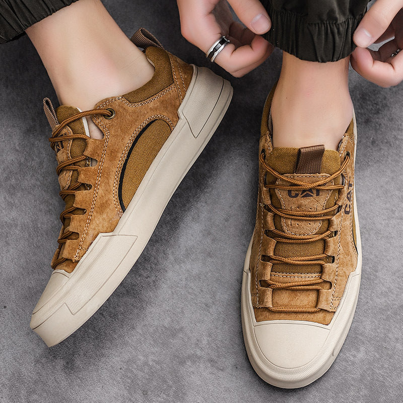Zapatillas urbanas de piel con malla para hombre | Antonio - Foto 10