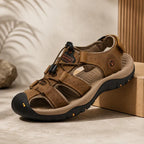 Sandalias de cuero con puntera cerrada hombre | Ricardo - Foto 3