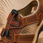 Sandalias de cuero con puntera cerrada hombre | Ricardo - Foto 7