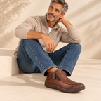 Zapatos de confort con cremallera para hombre | Leandro - Foto 1