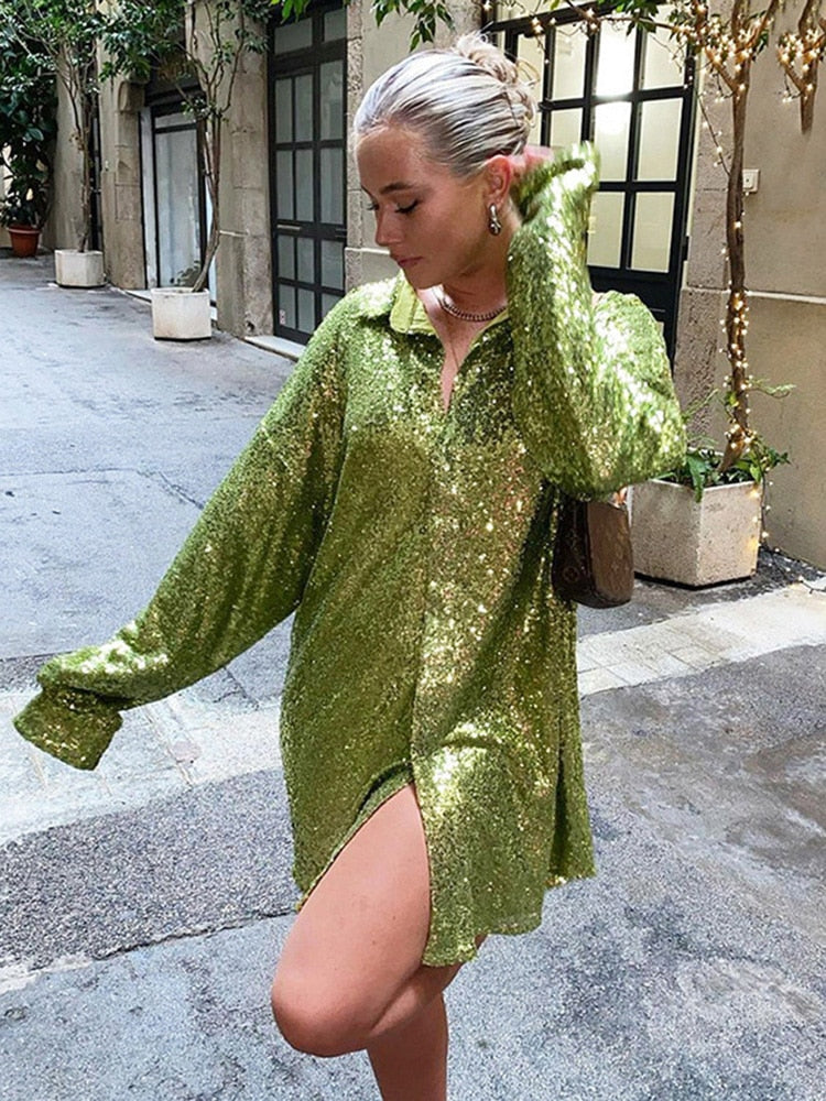 Blusa holgada de lentejuelas para un look con brillo - Foto 4