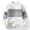 Jersey nórdico para hombre de punto grueso, cálido y suave - Foto 1