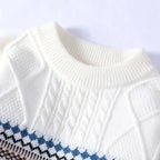 Jersey nórdico para hombre de punto grueso, cálido y suave - Foto 8