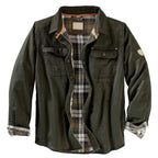 Chaqueta de algodón para hombre, ligera y de estilo vintage - Foto 4