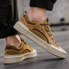 Zapatillas urbanas de piel con malla para hombre | Antonio - Foto 6