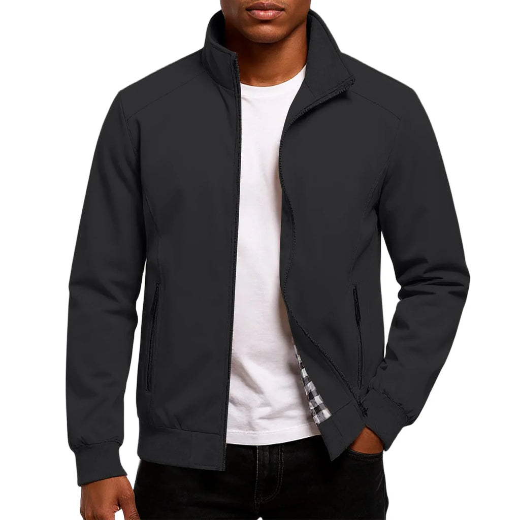 Chaqueta ligera de corte recto con cremallera – Bruno - Foto 8