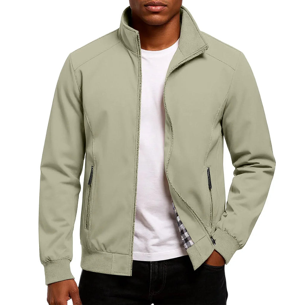 Chaqueta ligera de corte recto con cremallera – Bruno - Foto 12