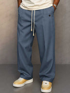 Pantalón de algodón de corte relajado para hombre – Izan - Foto 6