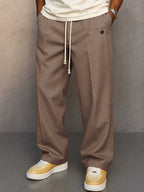 Pantalón de algodón de corte relajado para hombre – Izan - Foto 7