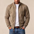 Chaqueta bomber efecto ante con puños de canalé – Sergio - Foto 5