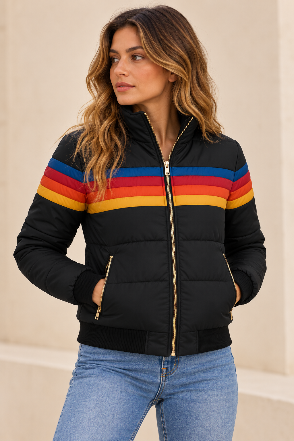 Chaqueta impermeable ligera con capucha para mujer – Alba - Foto 5