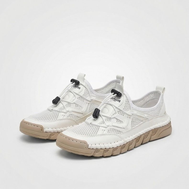 Zapatillas de malla con cierre rápido para mujer | Alicia - Foto 4