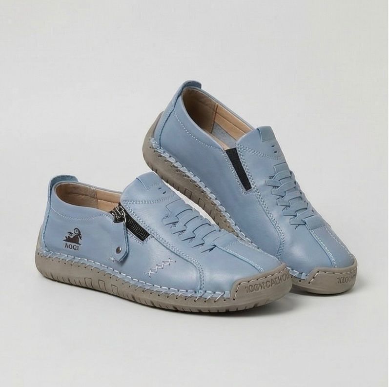 Zapatillas con cremallera lateral para mujer | Emma - Foto 4
