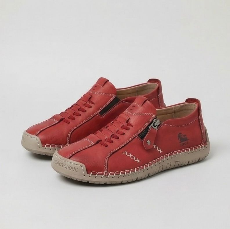 Zapatillas con cremallera lateral para mujer | Emma - Foto 3