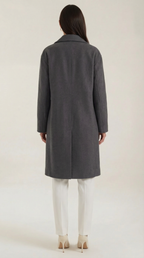 Abrigo largo oversize de lana para mujer, cálido y suave - Foto 10