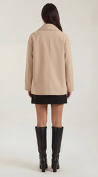 Abrigo oversize asimétrico para mujer, moderno y cálido - Foto 4