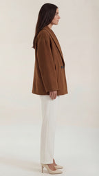 Abrigo corto oversize para mujer, cálido y acogedor - Foto 8