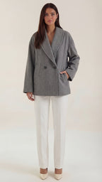 Abrigo corto oversize para mujer, cálido y acogedor - Foto 9