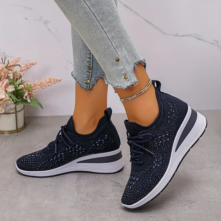 Zapatillas de malla con detalles brillantes – María - Foto 16