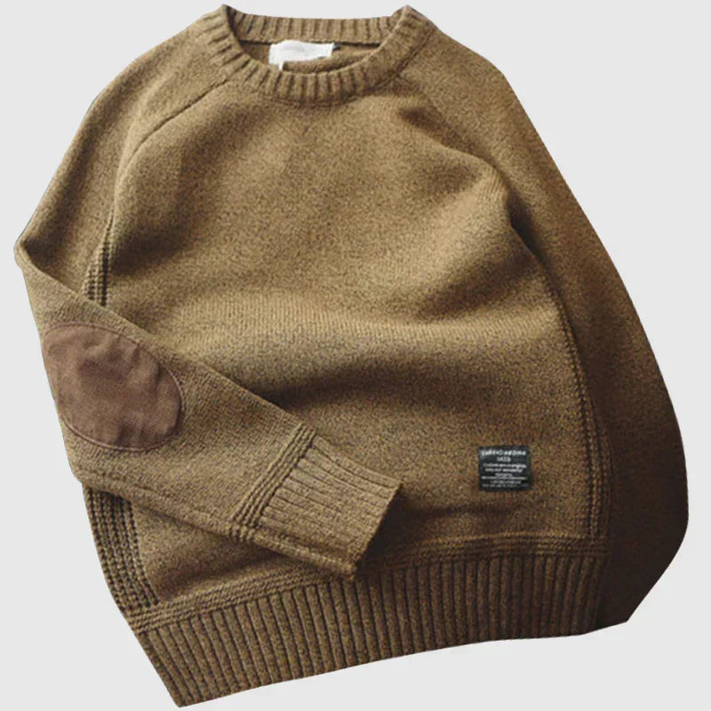 Jersey alpino de punto grueso para hombre con coderas - Foto 8