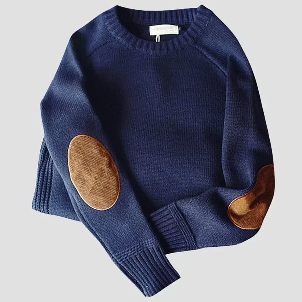 Jersey alpino de punto grueso para hombre con coderas - Foto 7