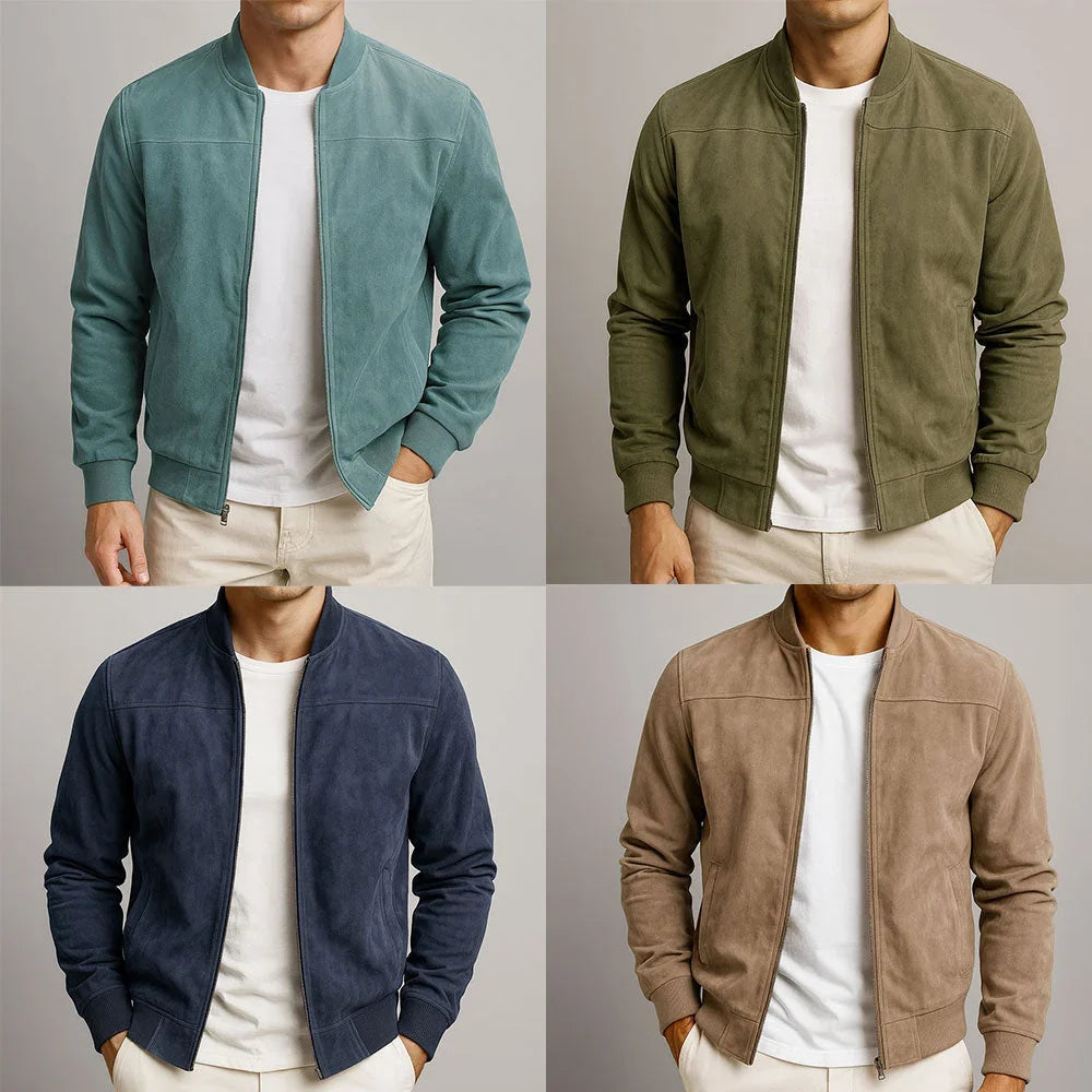 Chaqueta bomber de cuello estructurado para hombre - Foto 7