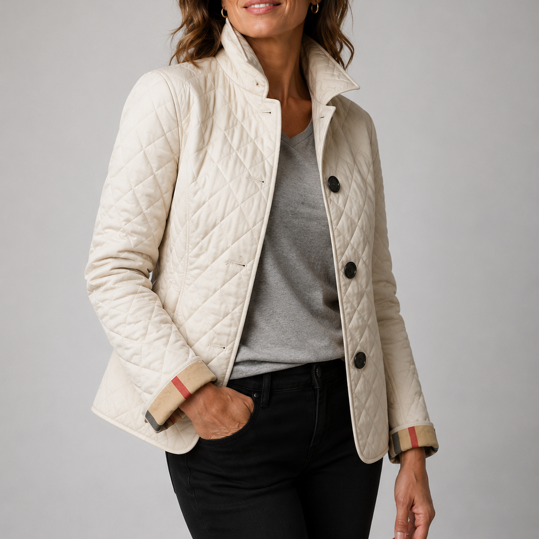 Chaqueta acolchada de entretiempo para mujer, ligera - Foto 2