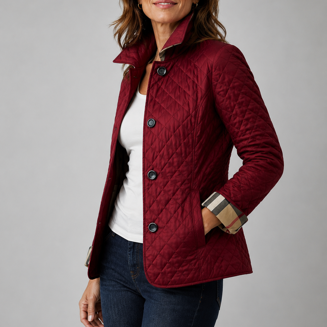 Chaqueta acolchada de entretiempo para mujer, ligera - Foto 3