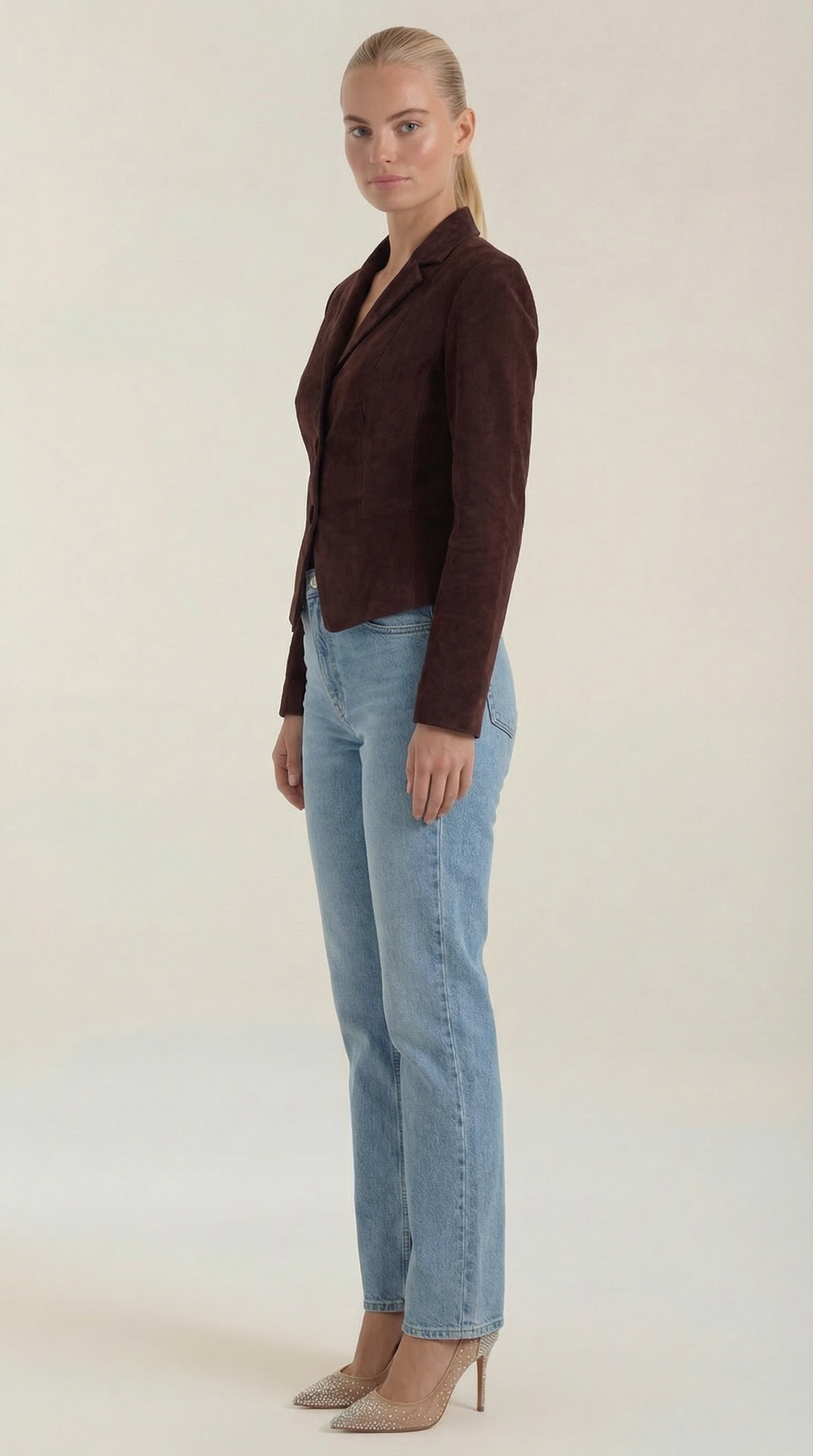 Blazer de terciopelo para mujer, elegante y favorecedor - Foto 2