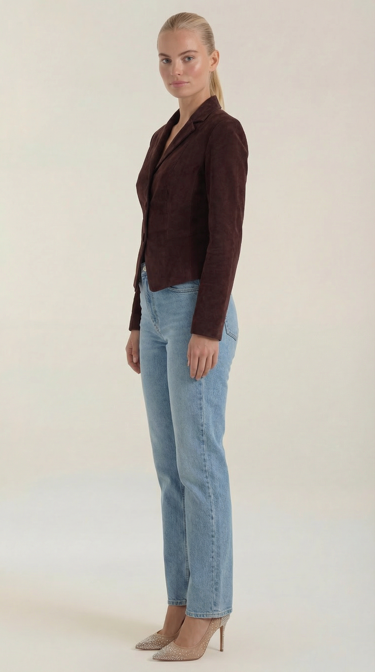 Blazer de terciopelo para mujer, elegante y favorecedor - Foto 2
