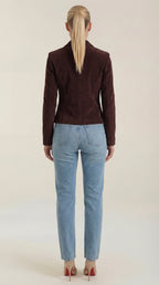 Blazer de terciopelo para mujer, elegante y favorecedor - Foto 4