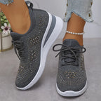 Zapatillas de malla con detalles brillantes – María - Foto 18