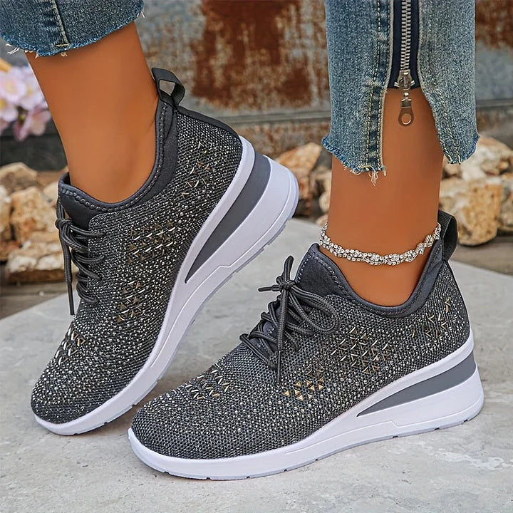 Zapatillas de malla con detalles brillantes – María - Foto 17