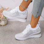 Zapatillas de malla con detalles brillantes – María - Foto 10