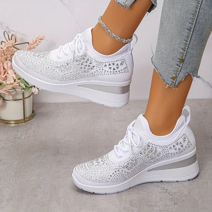 Zapatillas de malla con detalles brillantes – María - Foto 10