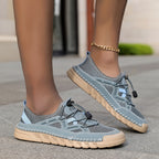 Zapatillas de malla con cierre rápido para mujer | Alicia - Foto 3