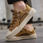 Zapatillas urbanas de piel con malla para hombre | Antonio - Foto 5
