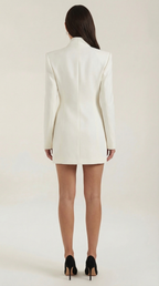 Blazer corto asimétrico para mujer, moderno y elegante - Foto 4