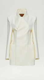 Blazer corto asimétrico para mujer, moderno y elegante - Foto 5