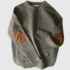 Jersey alpino de punto grueso para hombre con coderas - Foto 1