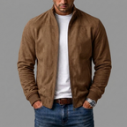 Chaqueta bomber efecto ante con puños de canalé – Sergio - Foto 8
