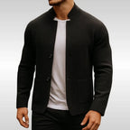 Blazer de punto texturizado con cuello mao – Rafael - Foto 6