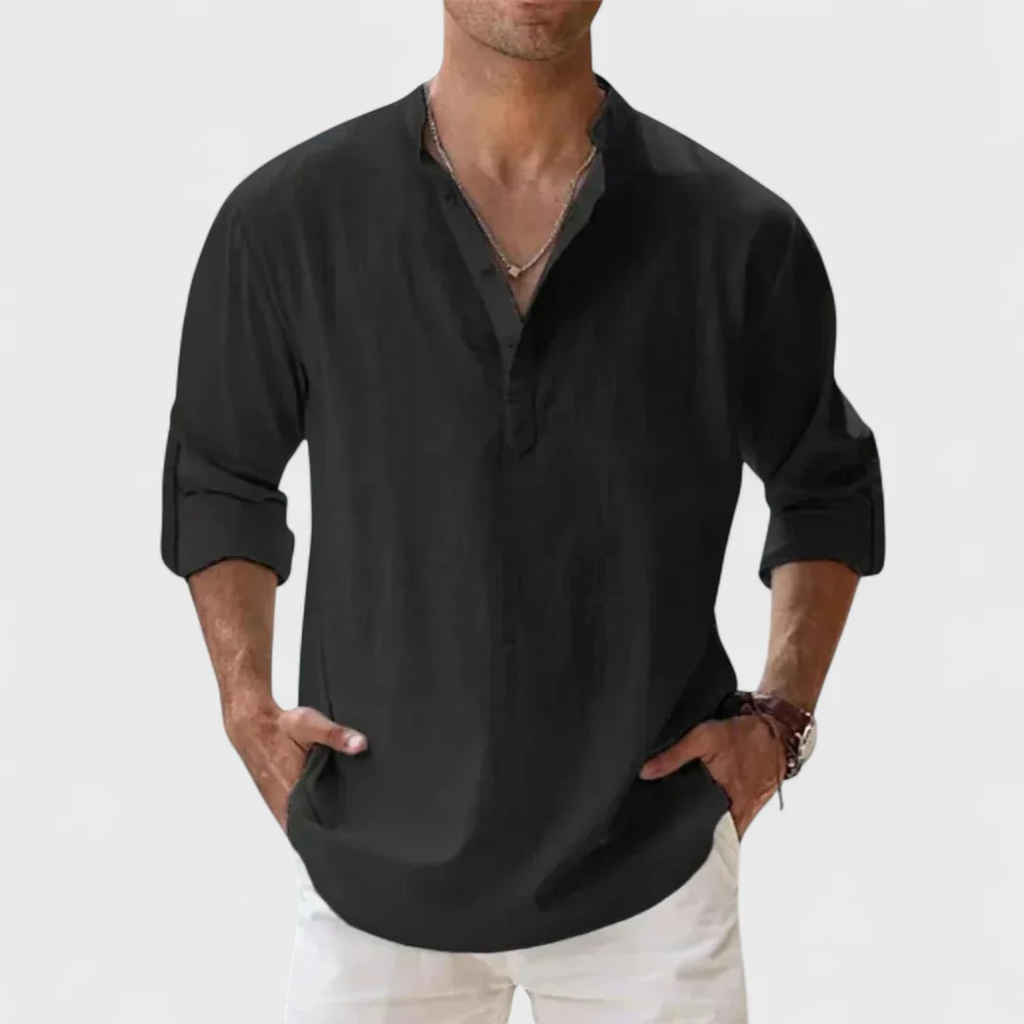 Camisa ligera, transpirable y antiarrugas – Solano - Foto 7