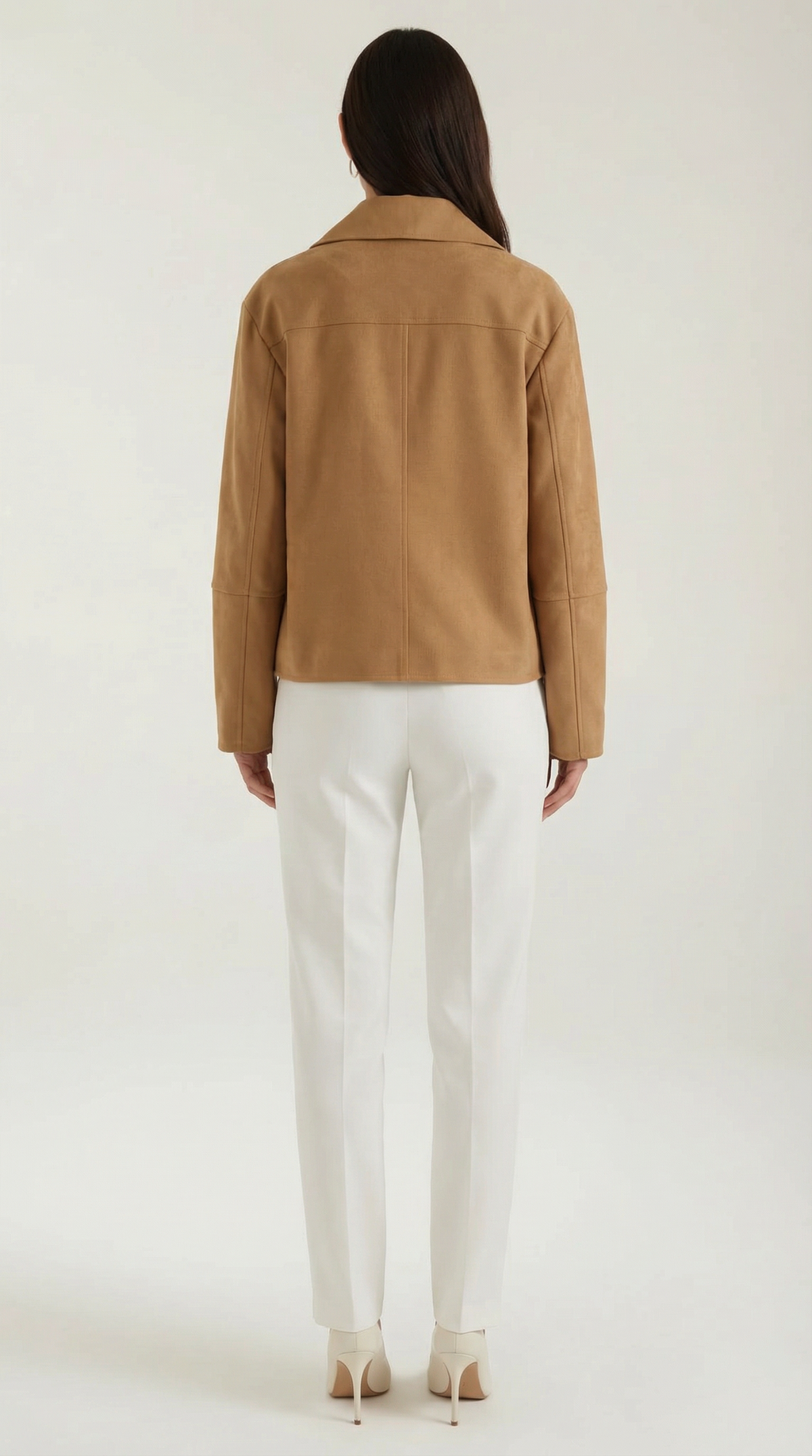 Chaqueta corta con botones para mujer, suave y ligera - Foto 3