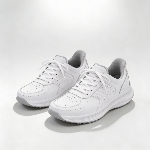 Zapatillas blancas manos libres para mujer | Andrea - Foto 1