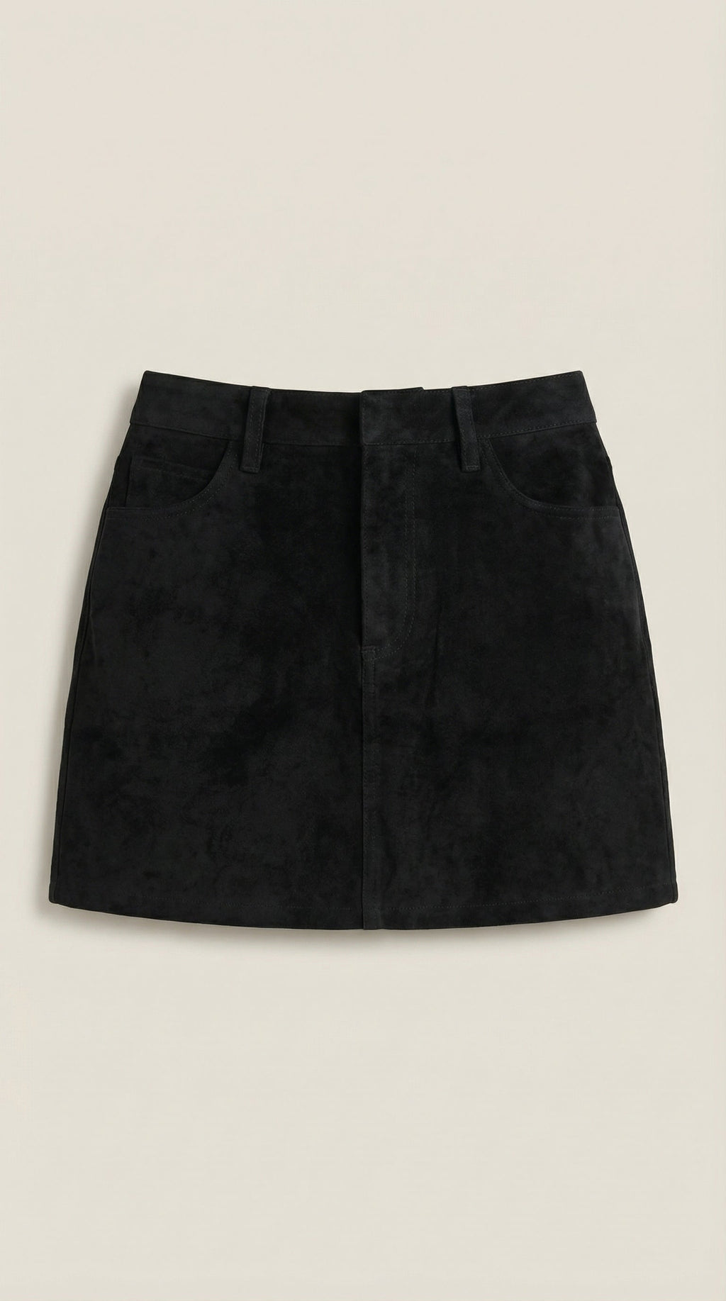 Minifalda de talle alto para mujer, entallada y elegante - Foto 5