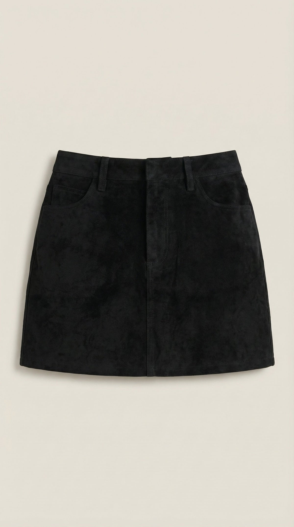Minifalda de talle alto para mujer, entallada y elegante - Foto 5