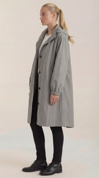 Chaqueta de lluvia con capucha para mujer, ligera y cómoda - Foto 4